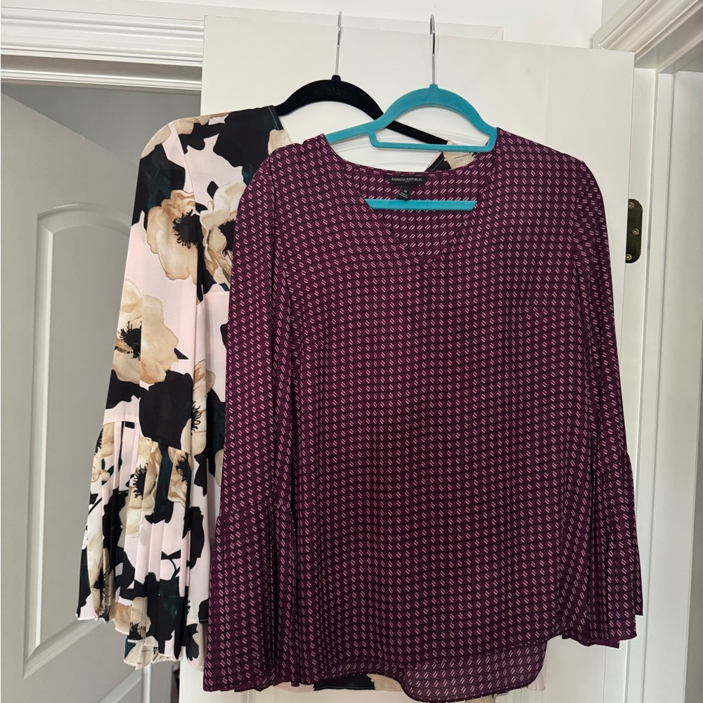 Banana Republic Work Tops (Set of 2)